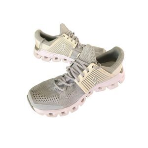 On Running Cloudswift sneaker shoes white grey women's size 8.5